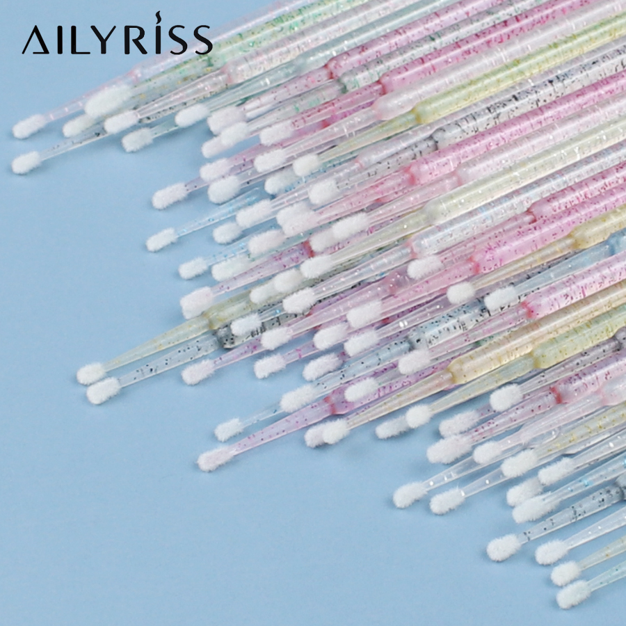 Eyelash Extension Remover - Wegwerp Wimperborstels Wattenstaafje 100 stuks Microborstels