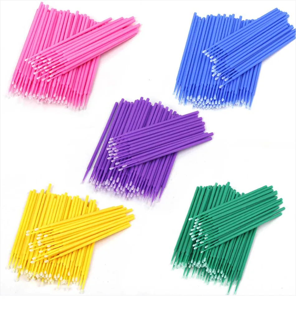 Eyelash Extension Remover - 100 stks/zak Wegwerp Wimperborstel Lash Verwijderen