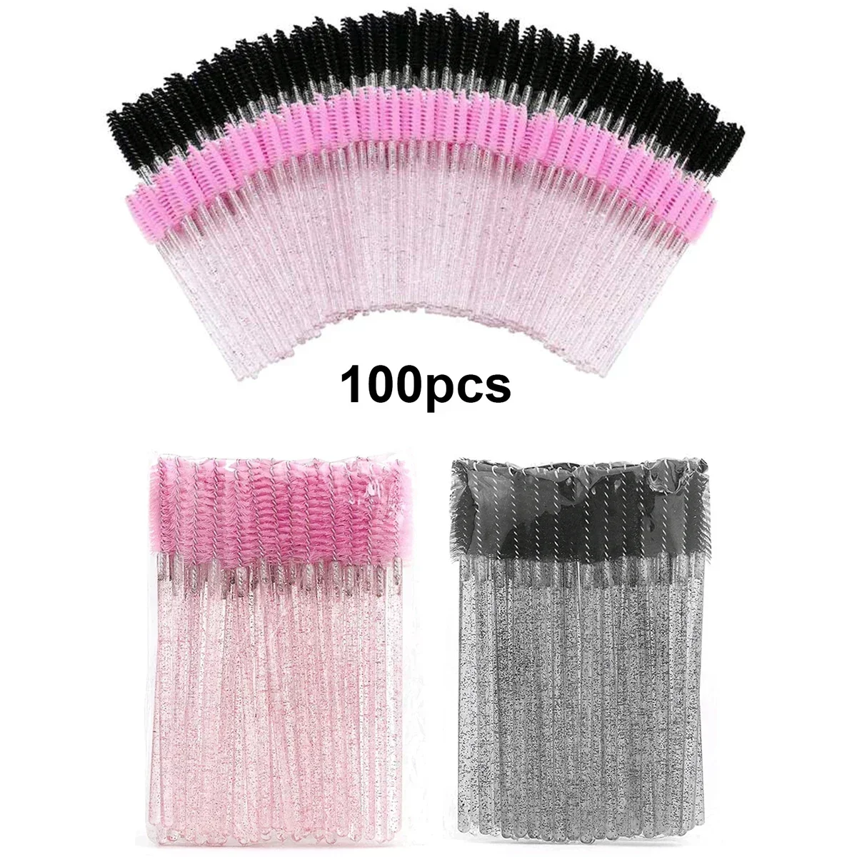 Eyelash Extension Options - Groothandel 100 Stuks Wegwerp Wimper Borstels