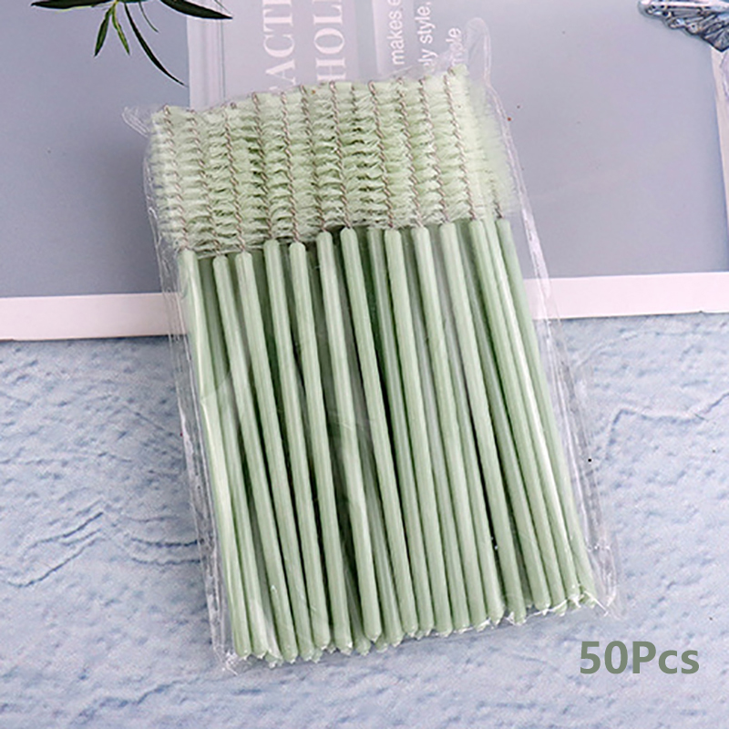 Eyelash Extension Options - 100 Stuks Wimperborstels Make-Up Kwasten Wegwerp