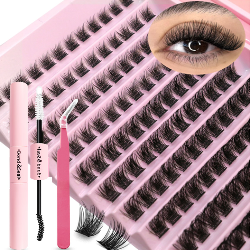 Eyelash Extension Review - DIY wimperverlengingsset Individuele wimpercluster Mix wimperclusters