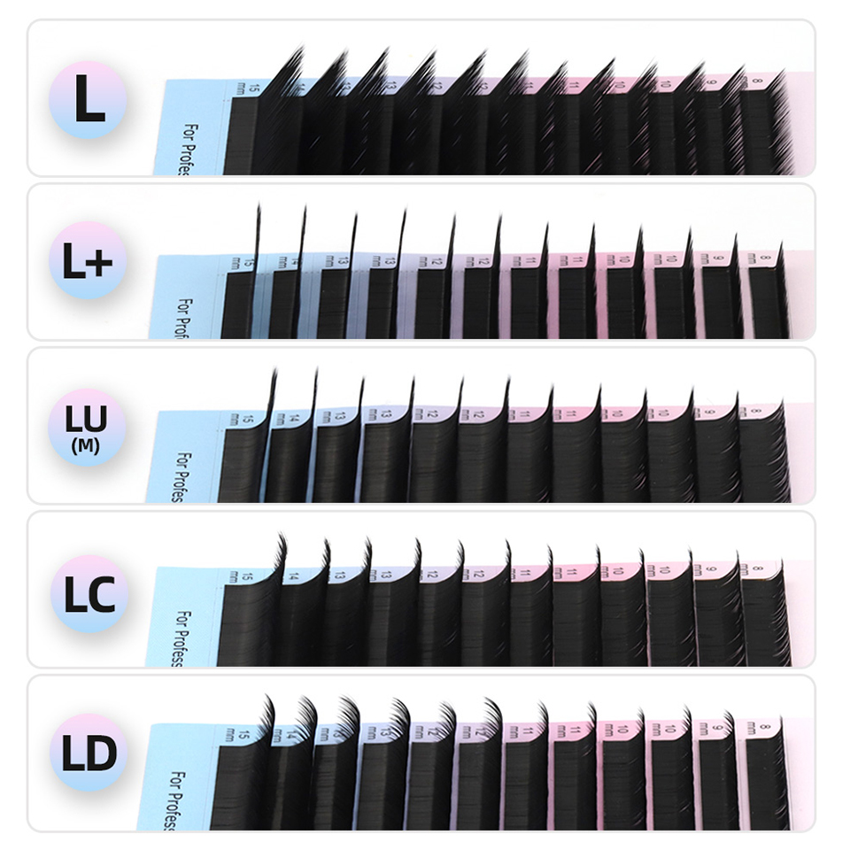 Eyelash Extension Review - RUJADE L L+ LC LD LU(M)