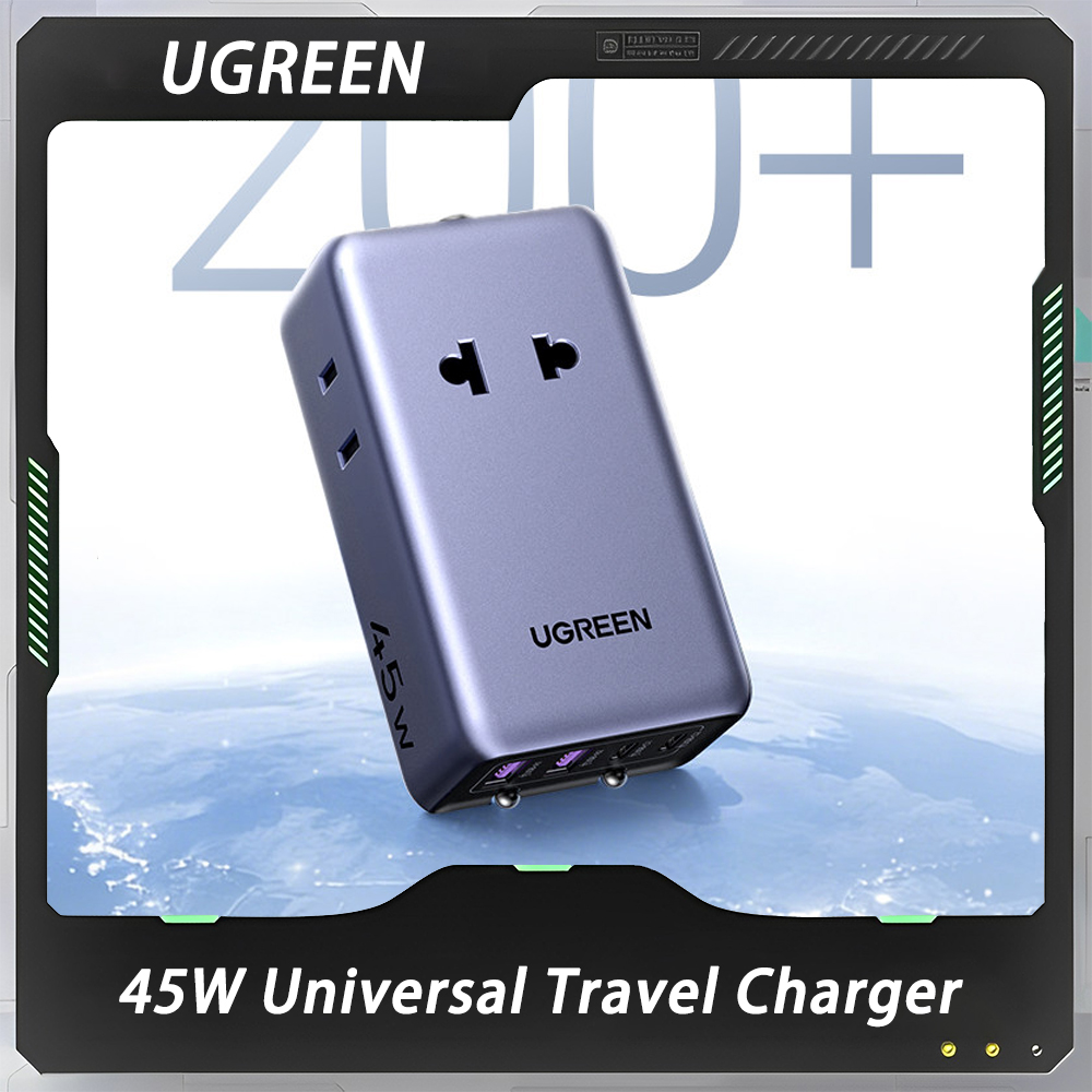 Eyelash Extension Uk - UGREEN 45W Adapter Stekkeradapter GaN Universele