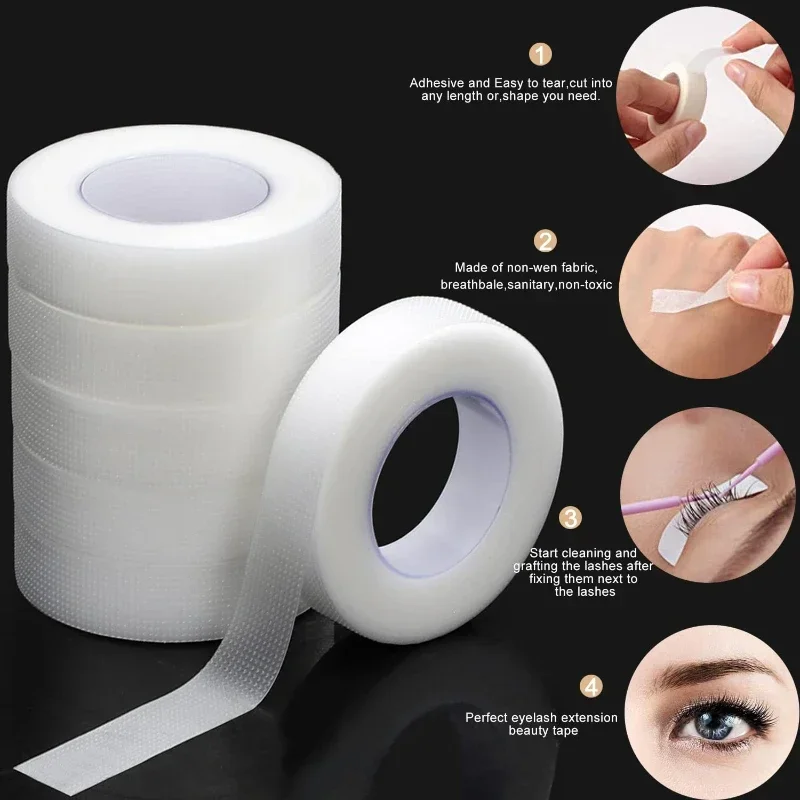 Eyelash Extension Review - Transparante Micropore Ademende Stof Wimpertape 9M