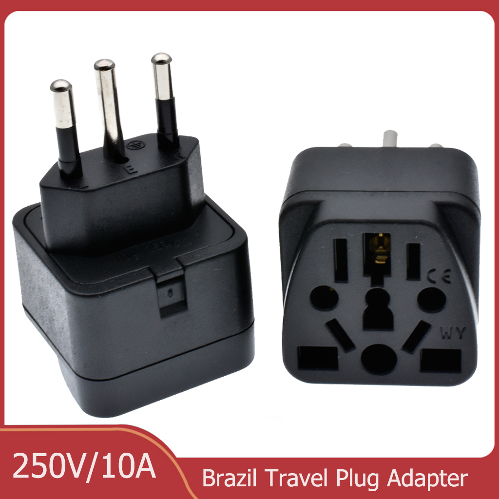 Eyelash Extension Uk - Universele Brazilië-stekkeradapter 3-pins EU Euro AU