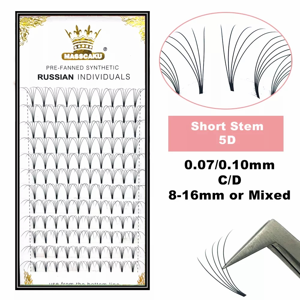 MASSCAKU Premade Russische Vol - Eyelash Extension Review recensie en prijs