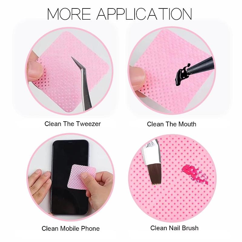 200 stuks pluisvrije nageldoek - Eyelash Extension Remover recensie en prijs