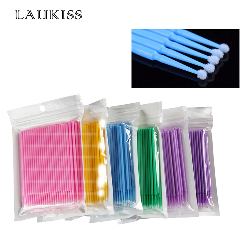 100 stks Micro make up kwasten - Eyelash Extension Eyeliner recensie en prijs