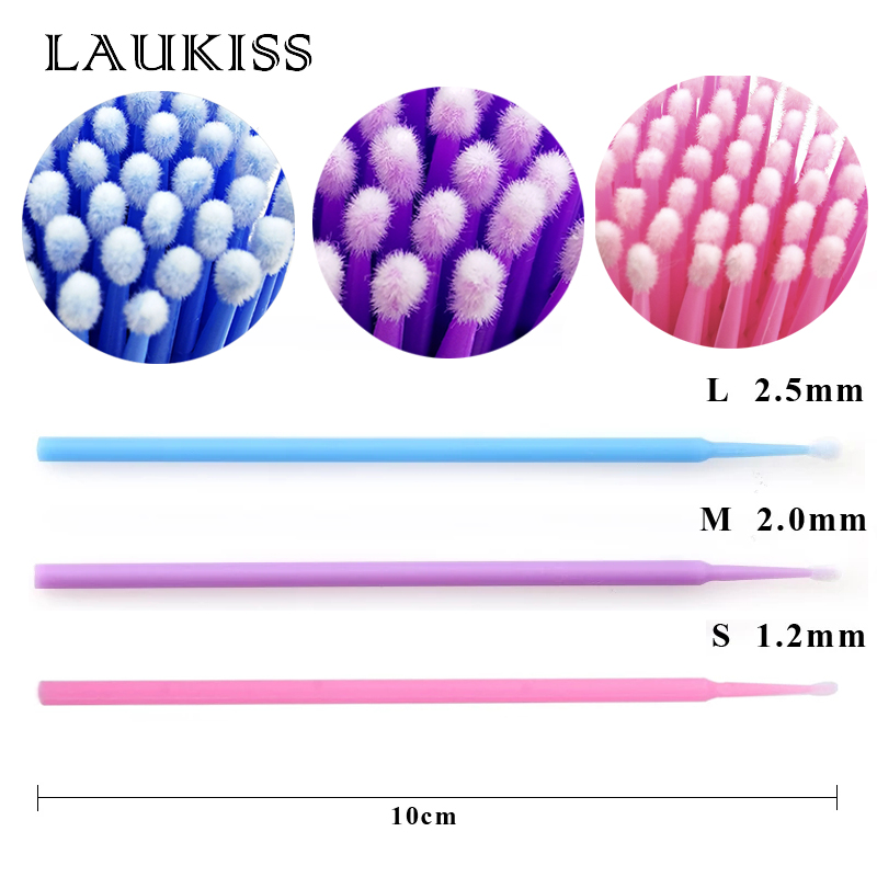 100 stks Micro make up kwasten - Eyelash Extension Eyeliner recensie en prijs