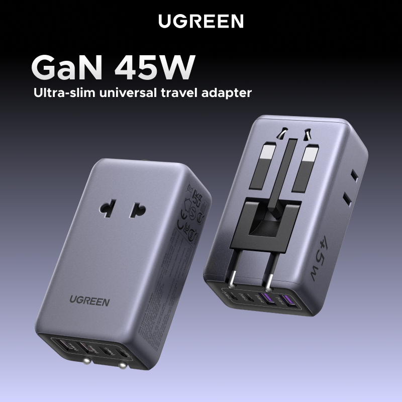 UGREEN Stekkeradapter GaN 45W  - Eyelash Extension Uk recensie en prijs