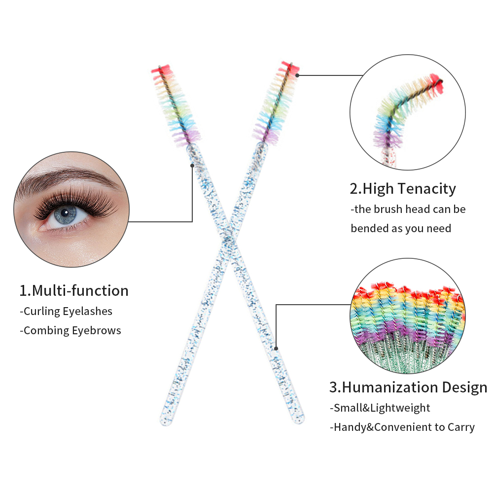 50 STKS Regenboogkristal Wimpe - Eyelash Extension Review recensie en prijs