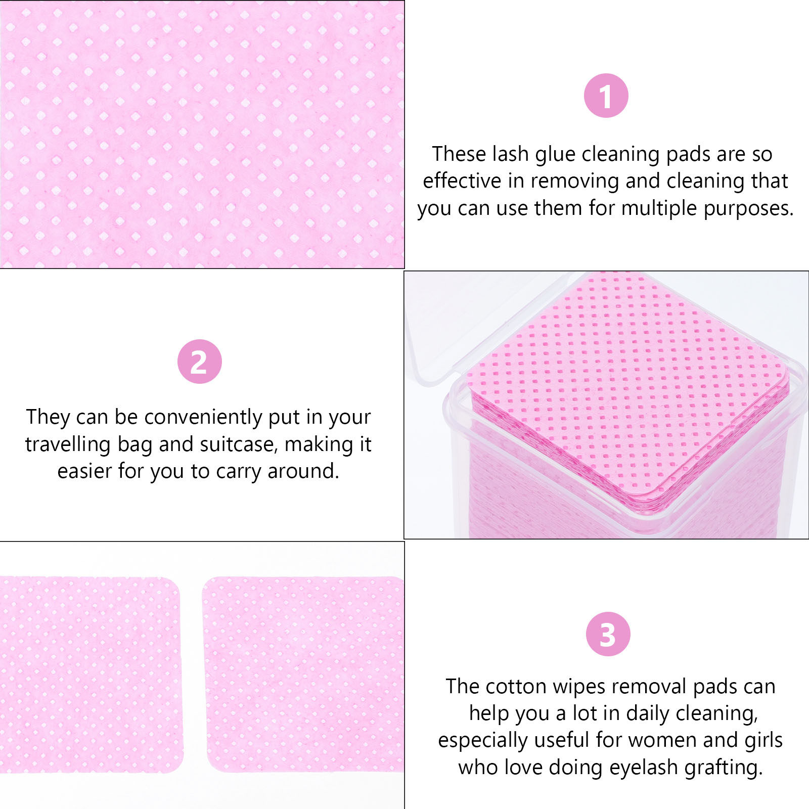 600 stuks reinigingsdoekjes va - Eyelash Extension Remover recensie en prijs