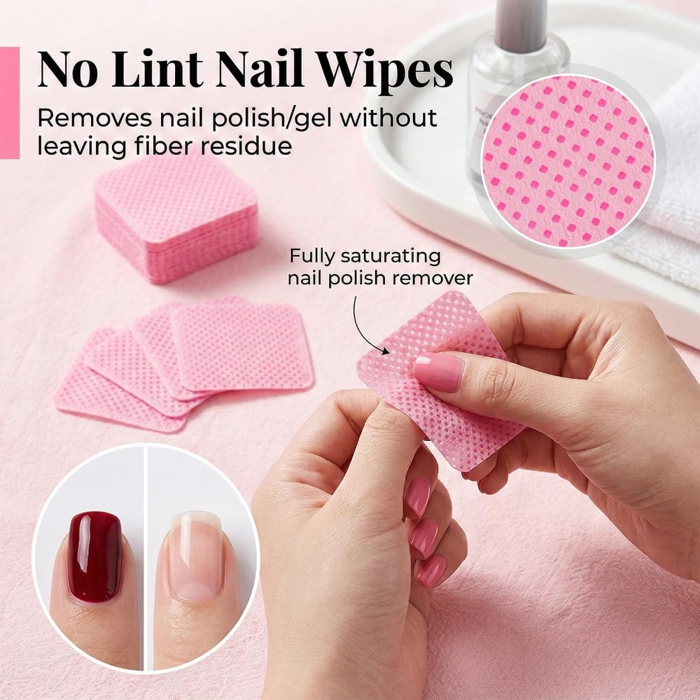 Pluisvrije nageldoekjes voor h - Eyelash Extension Remover recensie en prijs