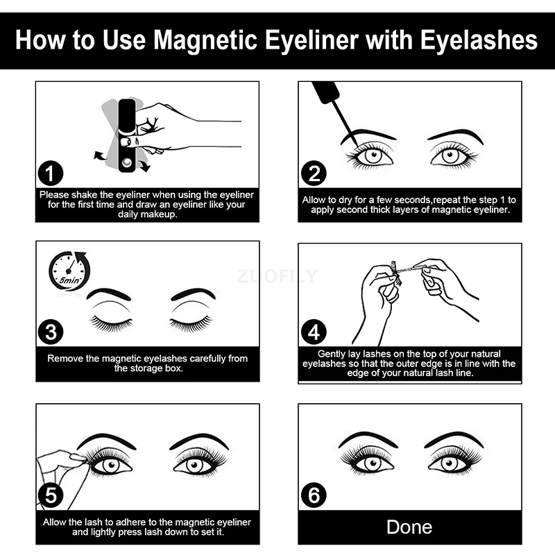 1/2 Stuks Zwarte Magnetische E - Eyelash Extension Eyeliner recensie en prijs